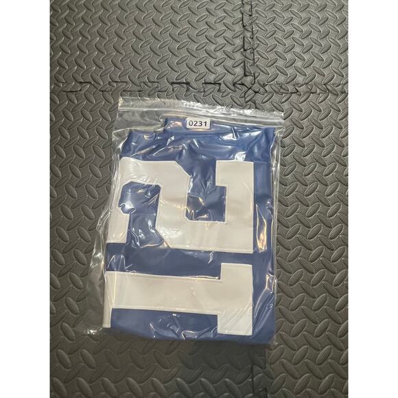 Mitchell & Ness 1975 Roger Staubach Dallas Cowboys Jersey Adult Size 54 Blue NWT - Picture 9 of 9